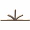 Ekena Millwork Richland Smooth Timber Gable Bracket, Douglas Fir, 84"W x 42"H x 3 1/2"D x 3 1/2"F, 12/12 Pitch GBW084X42X0404RIC00SDF - alternate 4